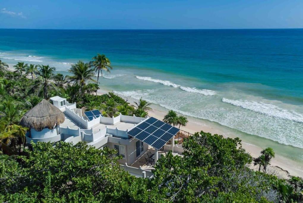 Luxury 5-Br Beachfront Home In Tulum Casa Sofia Gato Exterior foto