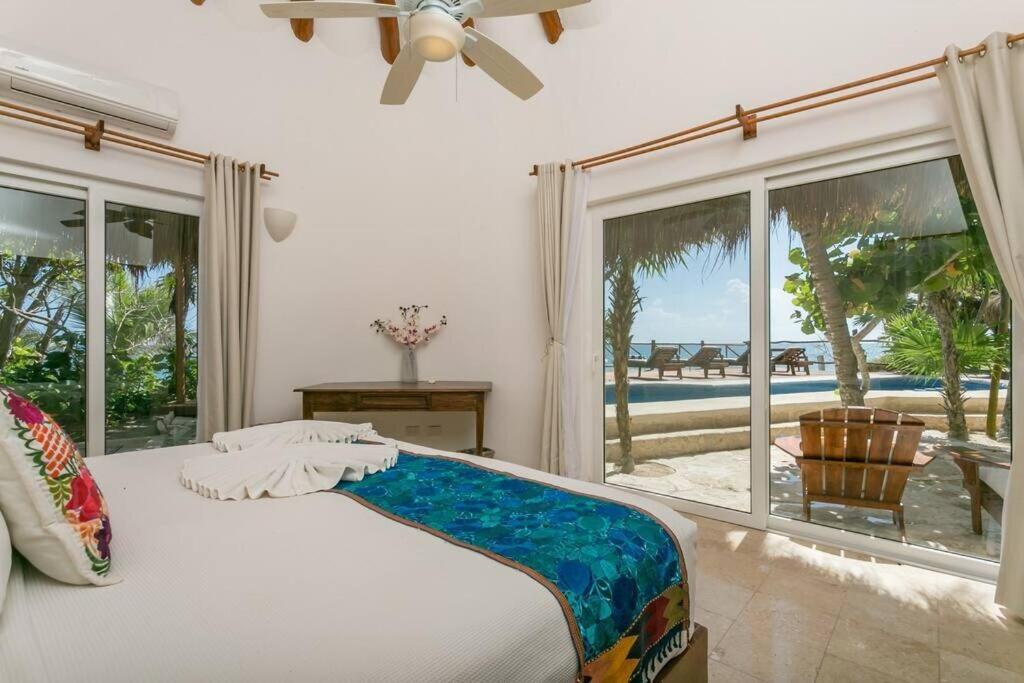 Luxury 5-Br Beachfront Home In Tulum Casa Sofia Gato Exterior foto