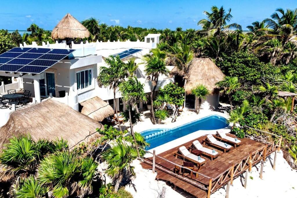 Luxury 5-Br Beachfront Home In Tulum Casa Sofia Gato Exterior foto